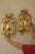 Gold Swedish Baroque Style Brass Sconces, Set of 2 For Sale - Image 8 of 15