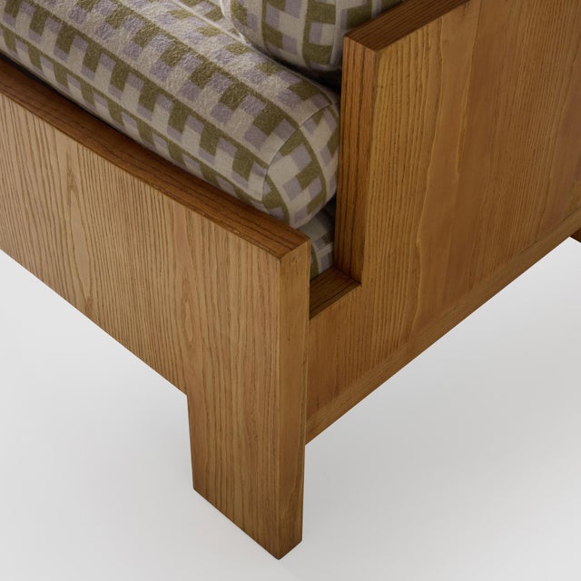 Wood 1970s Lounge Chair Attributed to Milo Baughman for Thayer Coggin For Sale - Image 7 of 9