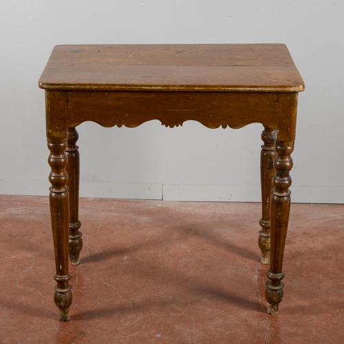 Wood Small 19th Century Writing Desk For Sale - Image 7 of 18