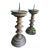 A Pair of Bronze Pricket Candlesticks Circa 1500 For Sale