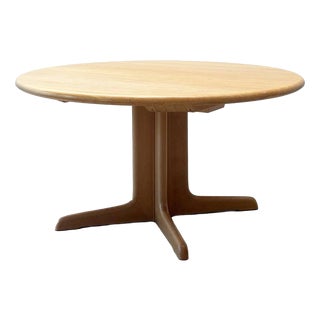 Vintage Swiss Extendable Table in Oak For Sale