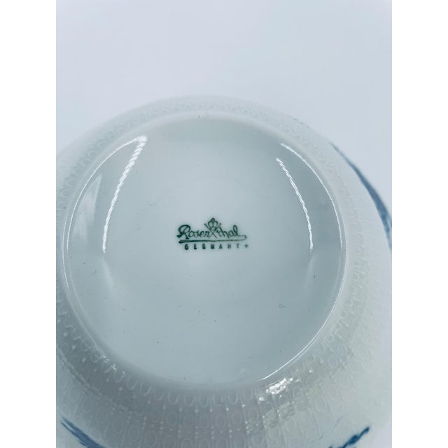 Ceramic Blue Porcelain Bowl from Rosenthal, 1965 For Sale - Image 7 of 8