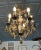 Hollywood Regency Mid 20th Century Murano Hollywood Regency Style Chandelier For Sale - Image 3 of 4