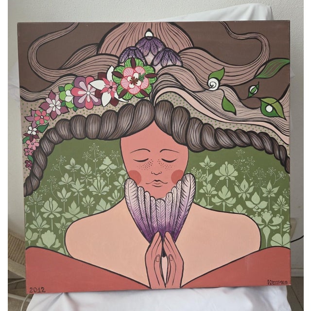 Katya Krupko, Gratitude, 2012, Oil on Canvas For Sale - Image 9 of 9