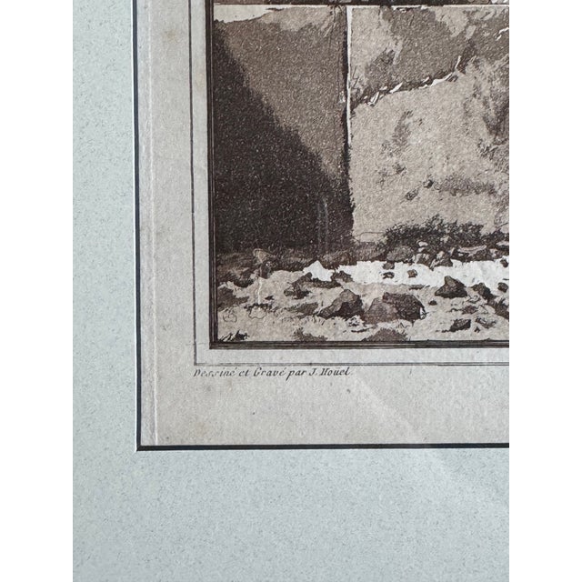 Jean-Pierre-Louis Houël (1735–1813) An important 18th-century French architectural print by Jean-Pierre-Louis Houël,...