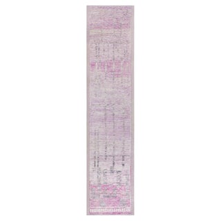Modern Moroccan Hand-Knotted Runner by Doris Leslie Blau For Sale