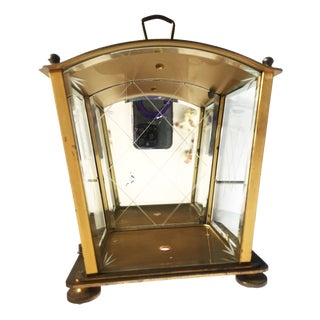 Vintage Brass and Glass Box, 1960s For Sale