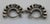 Silver napkin holder is an object realized in 1970s. Silver, handmade. d 6 cm. Good conditions!