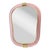 Venetian Pink Murano Glass Mirror with Torciglione Torchon Accents by Simoeng for Simoeng For Sale - Image 7 of 7