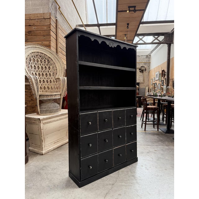 Antique Grocery Store Cabinet For Sale - Image 12 of 12