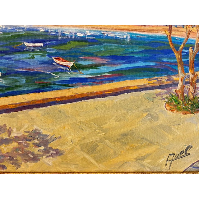 Avel, Cadaques, 2023, Oil on Canvas, Framed For Sale - Image 6 of 8