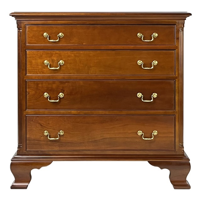 1990s Waterford Furniture Makers Solid Cherry Bachelor’s Chest For Sale