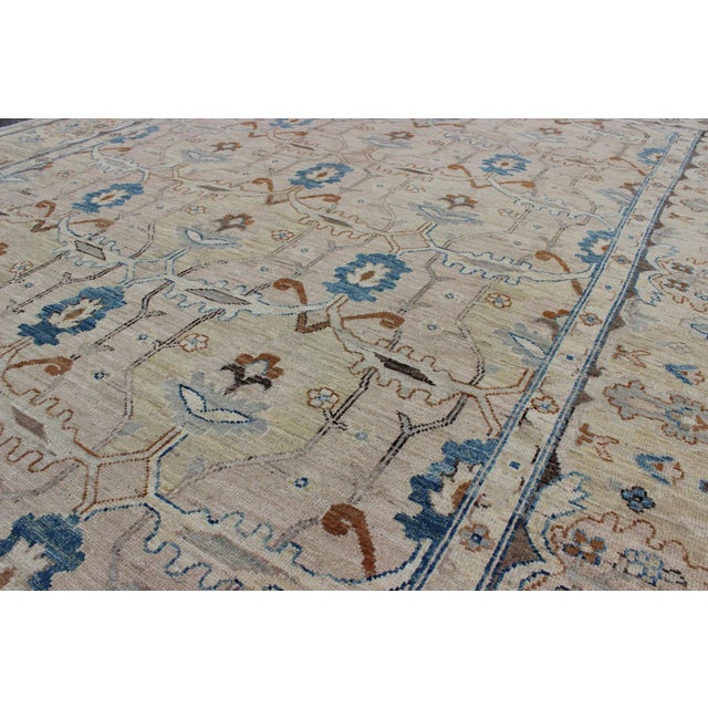 2000 - 2009 Khotan Design Rug With All-Over Geometric Pattern by Keivan Woven Arts For Sale - Image 5 of 7