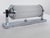 Large Bauhaus Chrome and Milk Glass Wall Light, Former Czechoslovakia, 1930s For Sale - Image 6 of 9