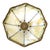 Bradley & Hubbard Style 8-Panel 2-Tone Slag Glass Lamp C1920 For Sale - Image 11 of 11