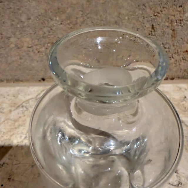 Vintage Small Decanter Crystal For Sale - Image 9 of 10