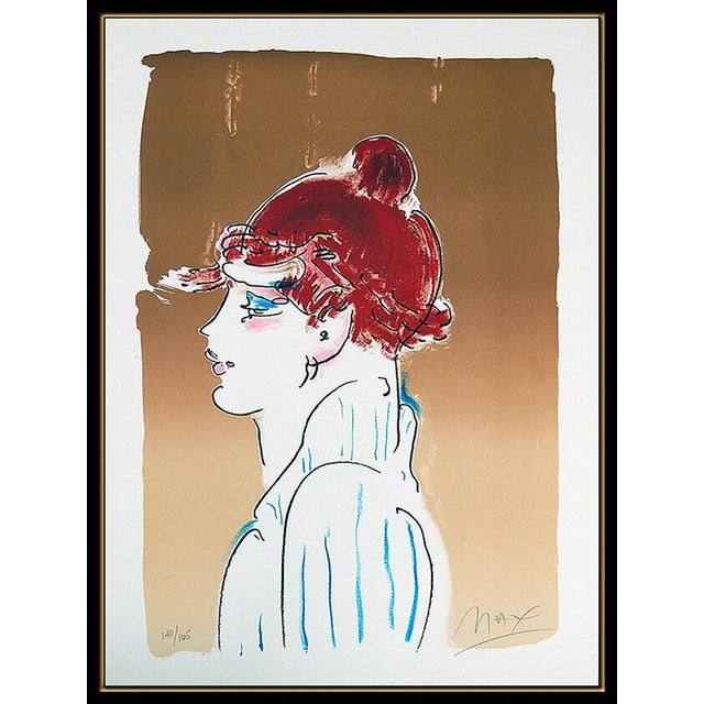 Message us to inquire about custom framing options! (Included for free with every purchase) The piece, one of his nicest...