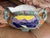 Antique French Majolica ceramic jardiniere style vase in Art Nouveau style. Beautiful, vibrant colors! This vase features...