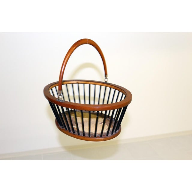 Antique Viennese Basket by Josef Danhauser For Sale - Image 6 of 14