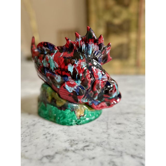 Ceramic Fish in the style of Vallauris, 1950s For Sale - Image 10 of 16