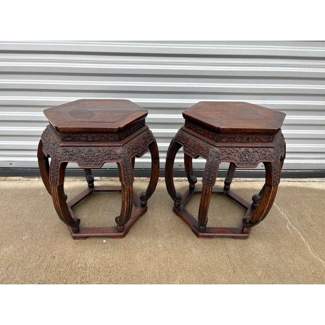 Chinese Pair of Antique Chinese Tables For Sale - Image 3 of 12