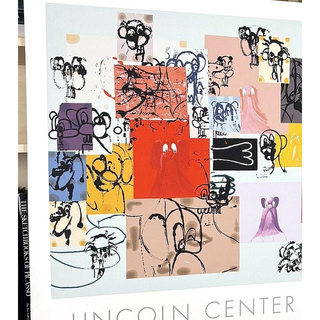 1990s George Condo Paper Faces Original Silkscreen Lincoln Center Festival 2000 Poster For Sale - Image 5 of 9