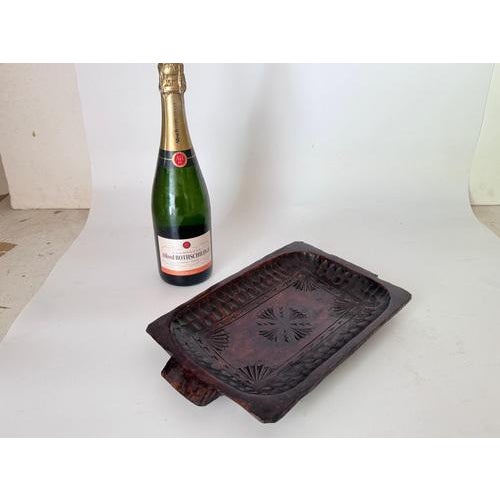 Vide Poche Minimalist in Wood , Gabon 1950 Brown Color