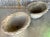 Vintage Regency Patinated Cement Planters - A Pair For Sale - Image 4 of 10