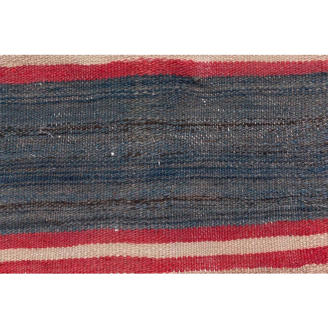 Doris Leslie Blau Vintage Turkish Kilim Rug Size: 6'5" × 9'3" (195 × 281 cm) Color: Beige, Brown, Pink Origin: Turkey...