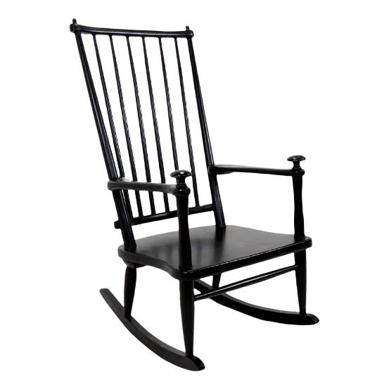 Mid-Century Scandinavian Rocking Chair For Sale