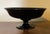 Antique Early 20th Century Black Amethyst Glass Footed Fruit Bowl or Centerpiece Tazza For Sale - Image 12 of 12