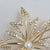 Gold Vintage Napier 1980s Gold Maple Leaf Brooch Faux Pearl Rhinestone Statement Pin For Sale - Image 8 of 17