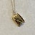 Contemporary Syna Yellow Gold Love Letter Pendant with Diamond For Sale - Image 3 of 7