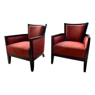 Art Deco Lounge Chairs from the Bielefeld Workshops, 1990s, Set of 2 For Sale
