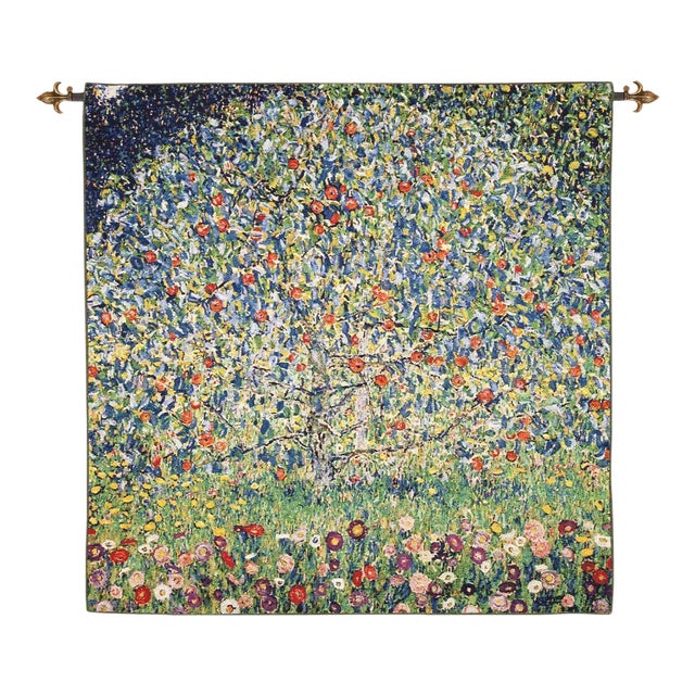 The Apple Tree Loom Woven Tapestry - 168 X 168 Cm (5'6" X 5'6") - Requires Rod Size 4 For Sale