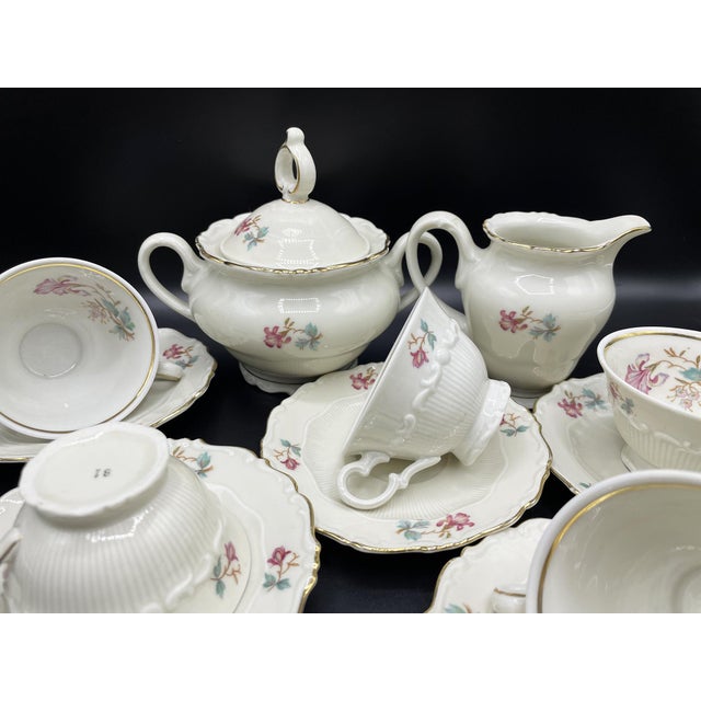 Bavaria Coffee Service from Schirnding Porzellan, Set of 14 For Sale - Image 6 of 10