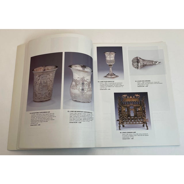 Early 21st Century Magnificent Judaica Auction Catalog, Cedarhurst Gallery May 2016 For Sale - Image 5 of 8