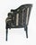 Vintage Ebonized Carved Ram's Head Bergère Chairs, Pair For Sale - Image 9 of 16