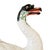 1980s Italian Hand-Painted Ceramic Swan Tureen & Centerpiece in Meissen Style by Chelsea House For Sale In San Diego - Image 6 of 12