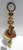 Late 20th Century Mid-Century Modern Cast Brass Candle Holder Wall Sconces - A Pair For Sale - Image 10 of 17