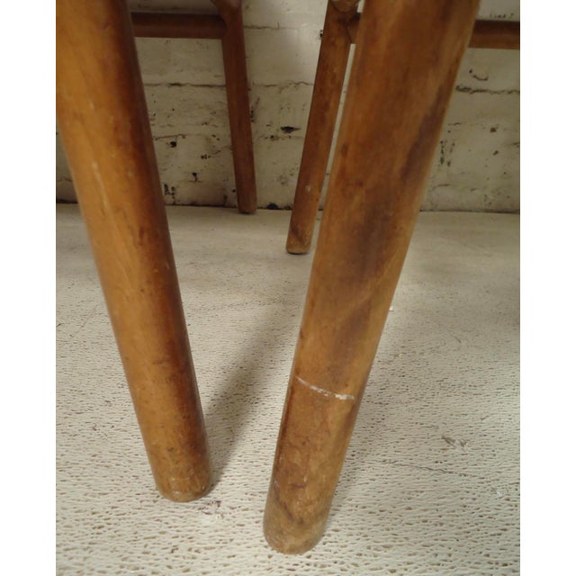 Wood Mid 20th Century Attributed to Robsjohn Gibbings for Widdicomb Set of Chairs For Sale - Image 7 of 12