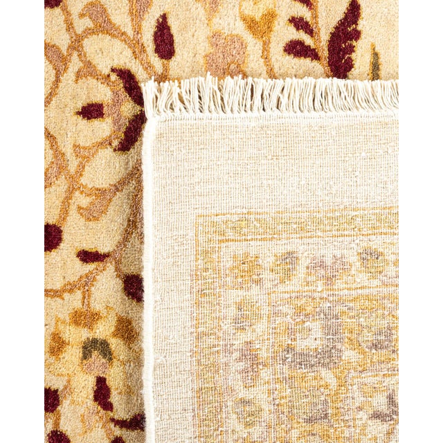 2000 - 2009 Mogul Hand-Knotted Area Rug - Ivory, 10' 0" x 19' 5" For Sale - Image 5 of 8
