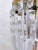 Metal Vintage Italian Upside Down Layered Cake Rim Chandelier For Sale - Image 7 of 11