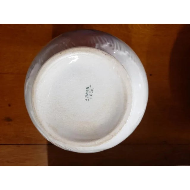 Ceramic Late 20th Century Admiral Vp Company Ironstone Pitcher & Wash Basin/Bowl - 2 Piece Set For Sale - Image 7 of 9