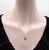 Gold 18k Gold 1/2 Carat Emerald Cut Diamond in Collet Setting With Black Rhodium Necklace For Sale - Image 8 of 12