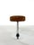 Mid-Century Modern Swivel Stools in Chrome and Brown Leather, 1970s, Set of 6 For Sale - Image 3 of 4