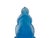 Blue Frosted Crystal Glass Lotus Base 3 Sides Bodhisattva Sanbao Figure For Sale - Image 11 of 13