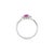 Not Yet Made - Made To Order Sparkling Ruby Diamond Halo Engagement Ring Crafted in 14k Size 6 For Sale - Image 5 of 12