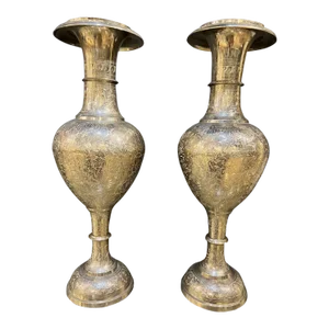 1940's French Silver Plated Table Lamps - a Pair