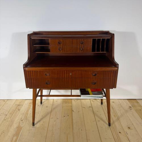 Scandinavian Secretary Desk from Ab Bröderna Gustafssons For Sale - Image 10 of 13
